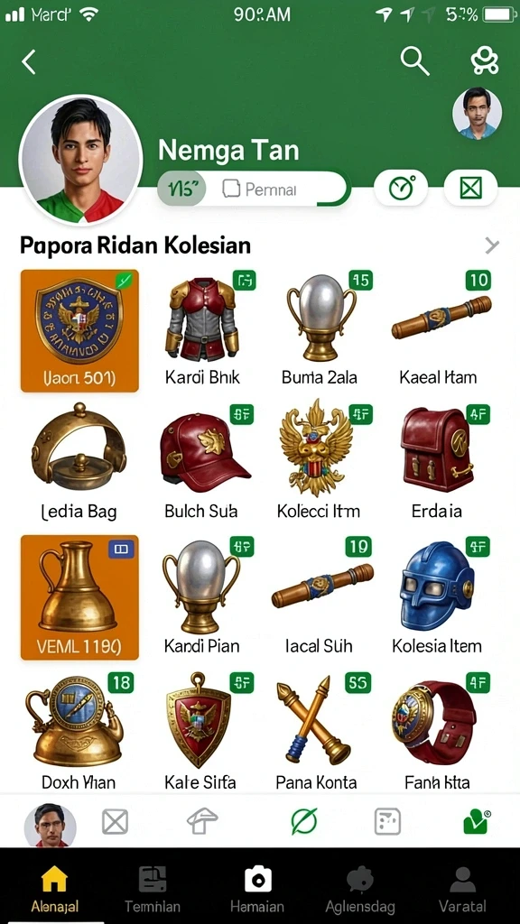 idn89 - Tampilan antarmuka yang menarik dan user-friendly.