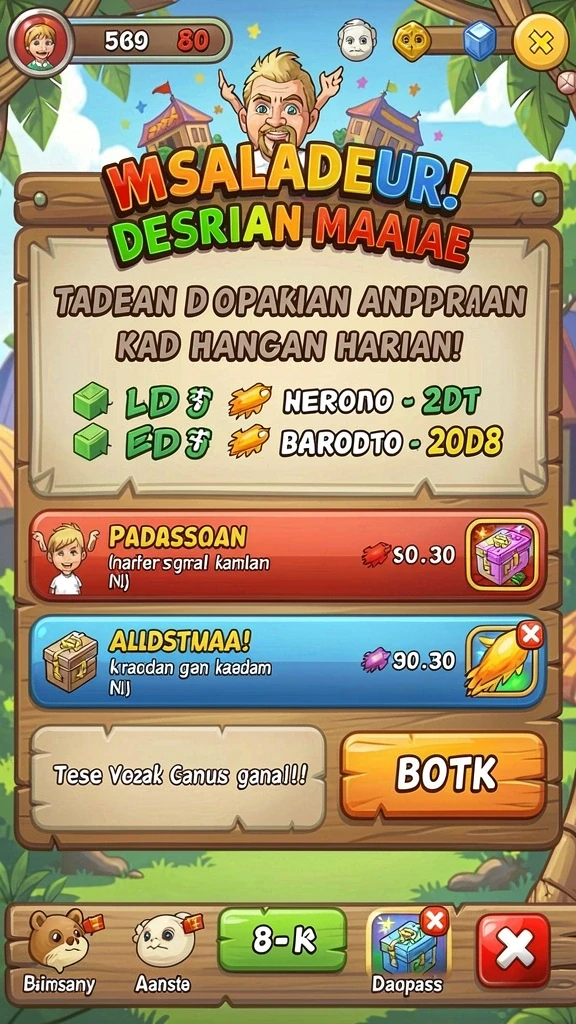 nuts777 - Screenshot menampilkan tampilan utama yang memikat.